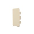 LMT 2" x 3 1/2" (1.750" x 3.250" ID) Internal Vinyl End Cap for Vinyl Fence Rails (Khaki) - EC-235-KHAKI