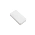 LMT 1 3/4" x 3 1/2" (1.745" x 3.495" OD) External Vinyl End Cap for Vinyl Fence Posts (Almond) (White Shown) - EEC-1735-ALMOND