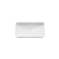LMT 1 3/4" x 3 1/2" (1.745" x 3.495" OD) External Vinyl End Cap for Vinyl Fence Posts (White) - EEC-1735-WHITE
