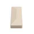 LMT 2" x 6" External Vinyl End Cap for Vinyl Fence Posts (Almond) - EEC-260-ALMOND (EndCaps)