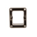 LMT FW37170-KHAKI 2 1/8" x 2 5/8" Flat Rail Bracket For Vinyl Railing (Tall) - Khaki