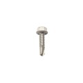 LMT #14 x 1" Hex Washer Head Tek Screw (White) - LMT HW14x1TEK