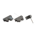 Nationwide Keystone X2 External Mount Two-Sided Gate Latch - KLX2-P2-4D-BK (GeneralUse)