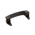 Vinyl Fence Gate Handle With Stainless Steel Hardware - Black