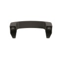 Vinyl Fence Gate Handle With Stainless Steel Hardware - Black