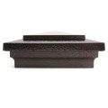 4" x 4"Cape May Style Vinyl Post Cap - Antique Brown