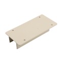LMT 1 1/2" x 5 1/2" External Rail Mount Bracket For Vinyl Fence (Almond) - M-155E-ALMOND (GeneralUse)