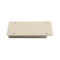 LMT 1 1/2" x 5 1/2" External Rail Mount Bracket For Vinyl Fence (Almond) - M-155E-ALMOND (GeneralUse)