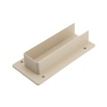 LMT 1 1/2" x 5 1/2" External Rail Mount Bracket For Vinyl Fence (Almond) - M-155E-ALMOND (GeneralUse)