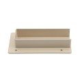 LMT 1 1/2" x 5 1/2" External Rail Mount Bracket For Vinyl Fence (Almond) - M-155E-ALMOND (GeneralUse)