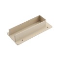 LMT 1 1/2" x 5 1/2" External Rail Mount Bracket For Vinyl Fence (Almond) - M-155E-ALMOND (GeneralUse)