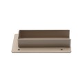 LMT 1 1/2" x 5 1/2" External Rail Mount Bracket For Vinyl Fence (Khaki) - M-155E-KHAKI (GeneralUse)