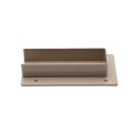 LMT 1 1/2" x 5 1/2" External Rail Mount Bracket For Vinyl Fence (Khaki) - M-155E-KHAKI (GeneralUse)