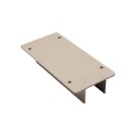 LMT 1 1/2" x 5 1/2" External Rail Mount Bracket For Vinyl Fence (Khaki) - M-155E-KHAKI (GeneralUse)