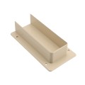 LMT 2" x 6" External Rail Mount Bracket For Vinyl Fence (Almond) - M-260E-ALMOND