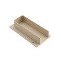 LMT 2" x 6" External Rail Mount Bracket For Vinyl Fence (Almond) - M-260E-ALMOND