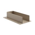 LMT 2" x 6" External Rail Mount Bracket For Vinyl Fence (Khaki) - M-260E-KHAKI