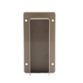 LMT 2" x 6" External Rail Mount Bracket For Vinyl Fence (Khaki) - M-260E-KHAKI