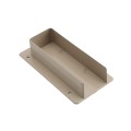 LMT 2" x 6" External Rail Mount Bracket For Vinyl Fence (Khaki) - M-260E-KHAKI