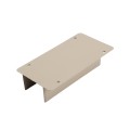 LMT 2" x 6" External Rail Mount Bracket For Vinyl Fence (Khaki) - M-260E-KHAKI