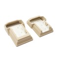LMT MS-23VTS-ALMOND Eclipse Vinyl T-Rail Stair Bracket For Vinyl Railing - Almond