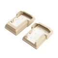 LMT MS-23VTS-ALMOND Eclipse Vinyl T-Rail Stair Bracket For Vinyl Railing - Almond