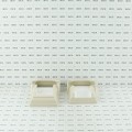 LMT MS-23VTS-ALMOND Eclipse Vinyl T-Rail Stair Bracket For Vinyl Railing - Almond