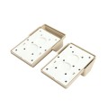 LMT MS-23VTS-ALMOND Eclipse Vinyl T-Rail Stair Bracket For Vinyl Railing - Almond