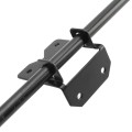 Nationwide 36" Heavy-Duty Stainless Steel Drop Rod with Self-Drilling Screws (Black) - NW38305N-36SSBD