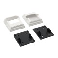LMT OTI-32TSBK2P-WHITE 3" x 2" Contour Stair Bracket Kit (2 Piece) - White