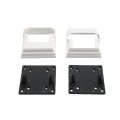 LMT OTI-32TSBK2P-WHITE 3" x 2" Contour Stair Bracket Kit (2 Piece) - White