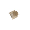 LMT 1 3/8" x 1 3/8" Thin Wall Sharp Vinyl Picket Cap for Vinyl Fence Posts (Almond) - P-13PW-ALMOND