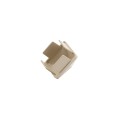 LMT 1 3/8" x 1 3/8" Thin Wall Sharp Vinyl Picket Cap for Vinyl Fence Posts (Almond) - P-13PW-ALMOND