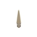 LMT 7/8" x 3" (0.700" x 2.855" ID) Sharp Vinyl Picket Cap for Vinyl Fence Posts (Khaki) - P-78S-KK