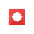 Polypropylene Top Rail Tie For 5" x 5" Vinyl Fence Post (Red)