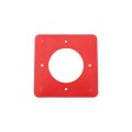 Polypropylene Professional Top Rail Tie For 5" x 5" Vinyl Fence Post - Top Rail Lock (Red)