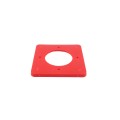 Polypropylene Professional Top Rail Tie For 5" x 5" Vinyl Fence Post - Top Rail Lock (Red)