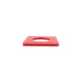 Polypropylene Professional Top Rail Tie For 5" x 5" Vinyl Fence Post - Top Rail Lock (Red)
