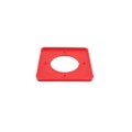 Polypropylene Professional Top Rail Tie For 5" x 5" Vinyl Fence Post - Top Rail Lock (Red)