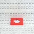 Polypropylene Professional Top Rail Tie For 5" x 5" Vinyl Fence Post - Top Rail Lock (Red)