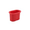 Insert For Red Standard Duty Vinyl Fence Donut For 5" x 5" Post and 2 (1 7/8" OD) Pipe