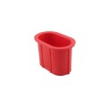 Insert For Red Standard Duty Vinyl Fence Donut For 5" x 5" Post and 2 (1 7/8" OD) Pipe