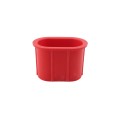 Insert For Red Standard Duty Vinyl Fence Donut For 5" x 5" Post and 2 (1 7/8" OD) Pipe