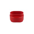 Red Heavy Duty Vinyl Fence Donut For 5" x 5" Post and 2 3/8" OD Pipe