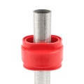 Insert For Red Standard Duty Vinyl Fence Donut For 5" x 5" Post and 2 (1 7/8" OD) Pipe