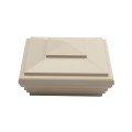 LMT S-44NENA 4" x 4" Classic New England Vinyl Post Cap - Almond (PostCaps)