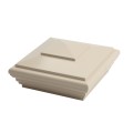 LMT S-44NENA 4" x 4" Classic New England Vinyl Post Cap - Almond (PostCaps)