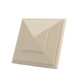 LMT S-55NE-NA 5" x 5" Classic New England Vinyl Post Cap - Almond