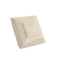LMT S-55NE-NA 5" x 5" Classic New England Vinyl Post Cap - Almond