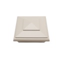 LMT S-55NE-KK 5" x 5" Classic New England Vinyl Post Cap - Khaki